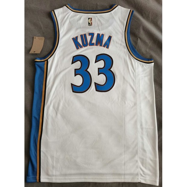Maillot de Basket Washington Wizards 33 Kuzma 2023 City Edition Blanc