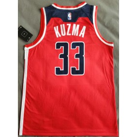 Maillot de Basket Washington Wizards 33 Kuzma Rouge