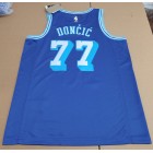 Maillot rétro 77 Doncic Lakers bleu