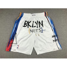 Short Brooklyn Nets 2023 City Just Don Blanc