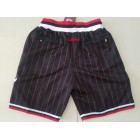 Short Chicago Bulls Chicago Just don Noir avec Stripe