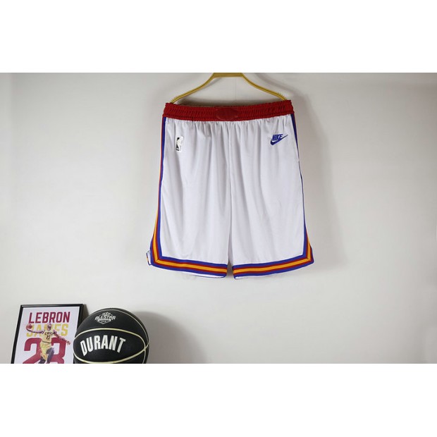 Short Golden State Warriors 2024-25 Retro Blanc