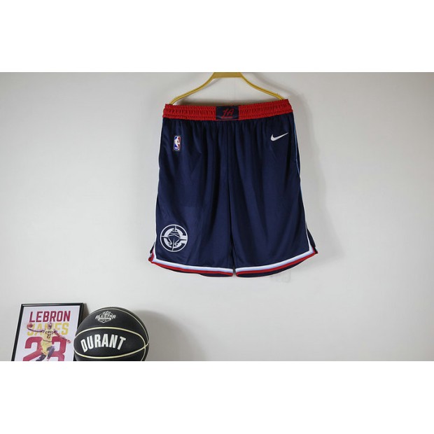 Short Los Angeles Clippers 2024-25 Bleu Marine