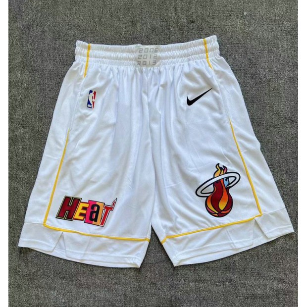 Short Miami Heat 2022-23 City Blanc