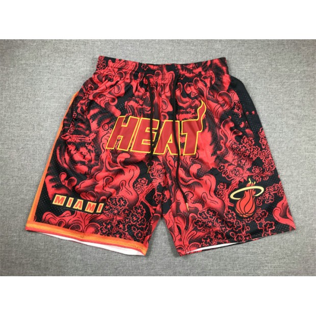 Short Miami Heat Année des Tigres Just Don Rouge