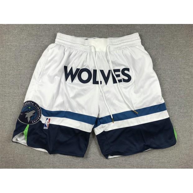 Short Minnesota Timberwolves just don throwback Blanc