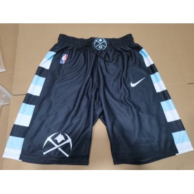 Short NBA Denver Nuggets Noir Bleu