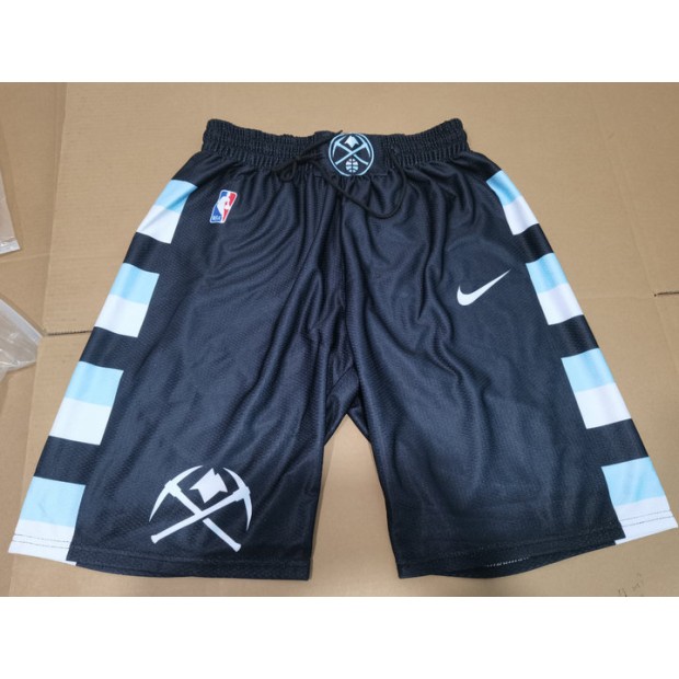 Short NBA Denver Nuggets Noir Bleu