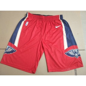 Short New Orleans Pelicans Rouge avec Poches