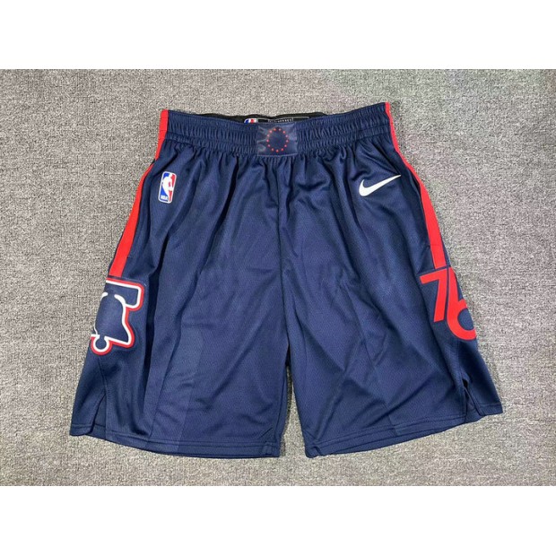 Short Philadelphia 76ers 2024 City Edition Bleu Marine