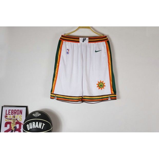 Short San Antonio Spurs 2023-24 City Edition Blanc