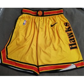 Shorts Atlanta Hawks 2021 2022 City Edition Jaune Presse A Chaud
